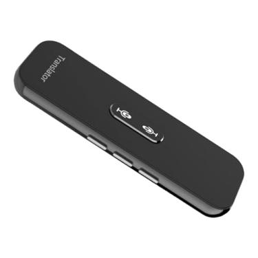 Imagem de Dispositivo Tradutor de Idiomas Portátil Tradutor de Voz Inteligente para Viagens de Negócios Aprendizagem Liga de Alumínio (Preto)