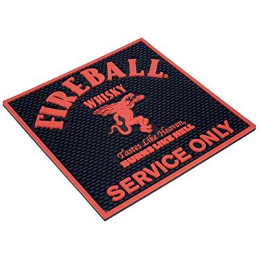 Imagem de Tapete de gotejamento Fireball para estação de espera de uísque de canela