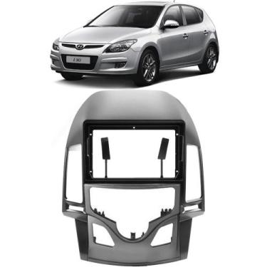 Imagem de Moldura Painel P/ Multimidia 9 Pol Hyundai I30 09 10 11 12 - Ecarframe