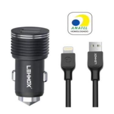 Imagem de Carregador Veicular para celular Carro Turbo Power 2 Saídas Usb + Cabo