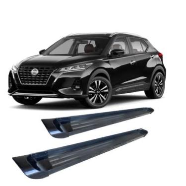 Imagem de Estribo Nissan Kicks Plataforma De Aluminio Preto - HOZZ