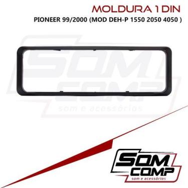 Imagem de  moldura 1 din para pioneer 99/2000 (mod deh-p 1550 2050 4050 ) - LUDO