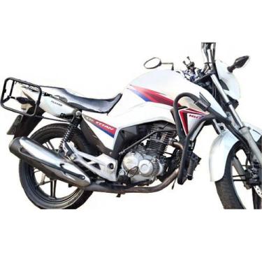 Imagem de Protetor Carenagem Titan Fan 160 +Protetor Motor + Pedaleira - Mc Capa