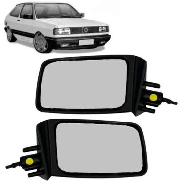Imagem de Par Retrovisor Gol Quadrado Parati Saveiro Voyage C Controle - RETROVE