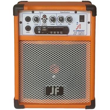 Imagem de Caixa De Som Amplificada Violão Guitarra Mic Bluet 6 Pol 30W - Jf Conq