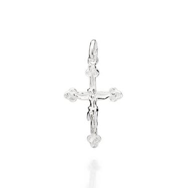Imagem de Pingente de prata 925 unissex cruz crucifixo rommanel 840045