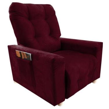 Imagem de Poltrona Reclinável Do Papai & Mamãe Confort  - Bl Decor , BORDO
