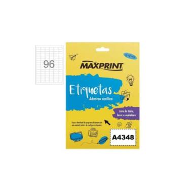 Imagem de Etiqueta Auto Adesiva Papel A4 96 Etiquetas por Folha Pacote com 100 F