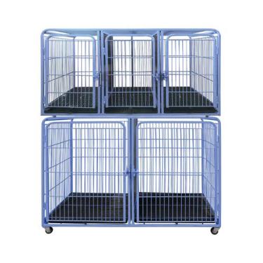 Imagem de Canil Gaiola Modular 5 Lugares Cães Cachorro Pet Shop Tosa - Açomix, A