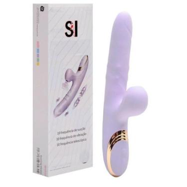 Imagem de Vibrador Ponto G E Clitóris Vai Vem Anel Sexy Import