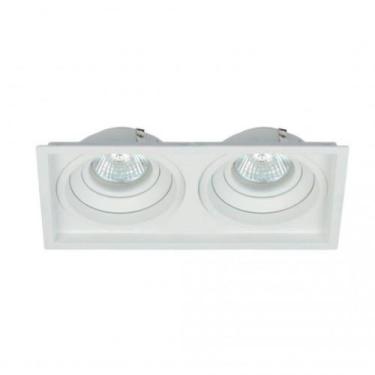 Imagem de Embutido Quadrado Micro Borda 2XMR16 IL471 Branco - Interlight