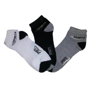 Imagem de kit 48 pares de meia soquete masculino e ou feminino atacado - Sport, 