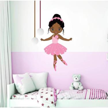 Imagem de Adesivo de Parede Bailarina e Lustre - Lojinha da Luc Adesivos