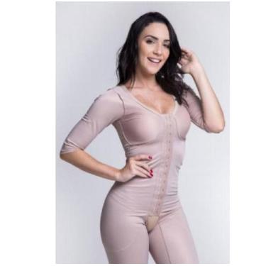 Imagem de Cinta Pós Cirúrgica Prótese Silicone Abdominoplastia Lipoaspiração Abd