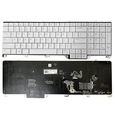 Imagem de Teclado para laptop GinTai com retroiluminação RGB de substituição para Dell Alienware 17 R5/Area 51m R1 AWAR51M-7350WHT 62W10 NC0731-1 0
