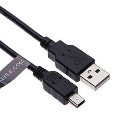 Imagem de Mini cabo USB carregador sincronização de dados compatível com MP4 Players Philips GoGear, Cam, Muse, Opus, RaGa, Spark, Vibe, Philips SA4VBE04KN/12 Vibe, MP3 Player, Kubik Evo, Edge II, Roca 1,5ft