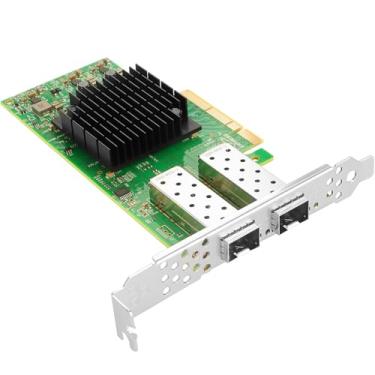 Imagem de Euqvos Adaptador de rede Ethernet Mellanox ConnectX4 LX 25 GB, compare com MCX4121A-ACAT, duas portas SFP28 PCIe 3.0X8, RDMA, placa de rede de 25 Gigabit para Windows/Windows Server/Linux