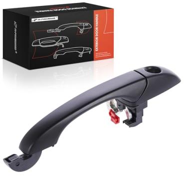 Imagem de A-Premium Maçaneta externa do lado do motorista frontal com fechadura compatível com Dodge Grand Caravan, Journey, Avenger & Chrysler Town & Country, 200, Sebring & Volkswagen Routan & Ram C/V, preto