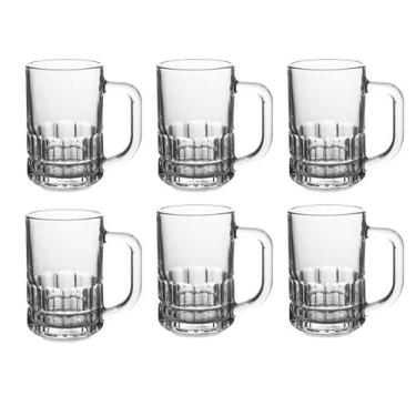 Imagem de 6 Canecas de Chopp e Cerveja Munich Vidro Lotusglass 300ml