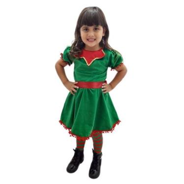 Imagem de Fantasia Duende Natalino Infantil - Magic Fantasy, P