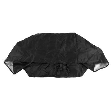 Imagem de Capa para Bomba de Calor de Piscina, Capa de Inverno para Aquecedor de Piscina Revestida de Prata Oxford 420D Com Design de Zíper, Alça Ajustável, Proteção Total contra Chuva de