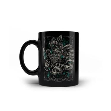 Imagem de Caneca de Porcelana Odin Mitologia Nórdica Deuses Era Viking - VilelaG