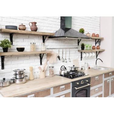 Imagem de Papel de Parede Tijolinho Branco - Prá-colar