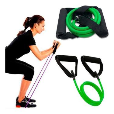 Imagem de Extensor Elastico  Malhar Academia Treino Pilates Exercício Funcional 