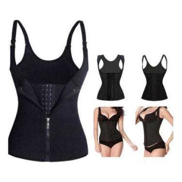 Imagem de Cinta Modeladora com Compressão e Zíper - Suporte e Contorno Corporal,