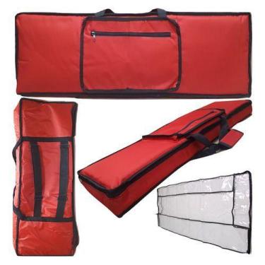 Imagem de Capa Master Luxo Vermelho Teclado Yamaha Tyros 3 + Cobertura - JPG