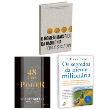Imagem de Kit 3livros, As 48 Leis Do Poder + O Homem Mais Rico Da Babilônia + Os