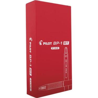 Imagem de Caneta Retrátil BP-1RT-F 07MM Vermelha Caixa com 12 - Pilot