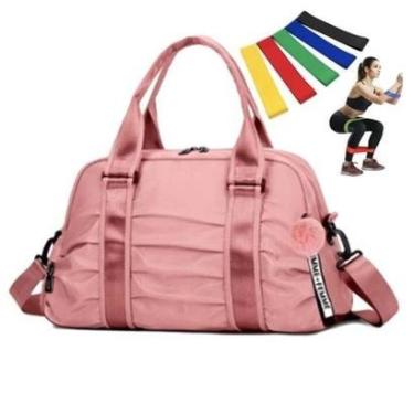 Imagem de Bolsa Academia Mala Mão Viagem Transversal Yoga Blogueira-Unissex