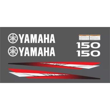 Imagem de Kit Adesivo Motor De Popa Yamaha 150 Hp 2 Tempos - SPTS