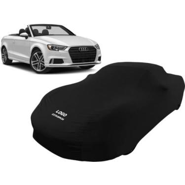 Imagem de Capa Automotiva Audi A3 Cabriolet Tecido Helanca Cor Preta - Mz, Preta
