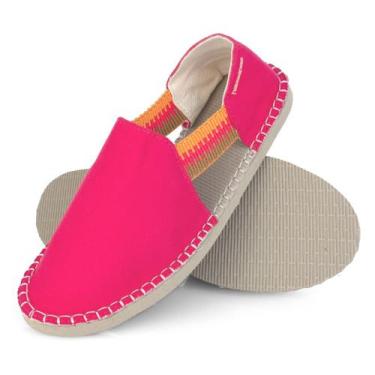 Imagem de Alpargatas Elástico Espadrille Havaianas Fresh Linda Unissex, Rosa, 38