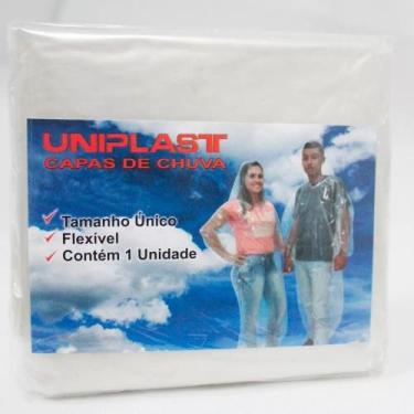 Imagem de Capa De Chuva Descartável Adulto Transparente. (Kit 30 peças) - Unipla