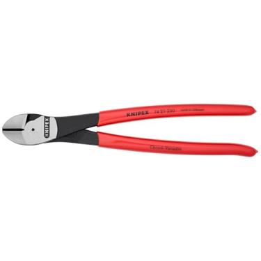 Imagem de KNIPEX Ferramentas – Cortadores diagonais de alta alavancagem, ângulo de 12 graus (7421250SBA), vermelho, 25,4 cm