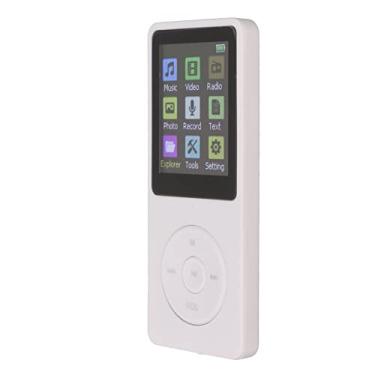 Imagem de Leitor de Música MP3 MP4 LCD Ultrafino Suporte Portátil Cartão de Memória Pequeno (Branco)