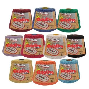 Imagem de Kit 10 Unidades Barbante Criativa 2Kg N.º 8 - Criativa Utilidades