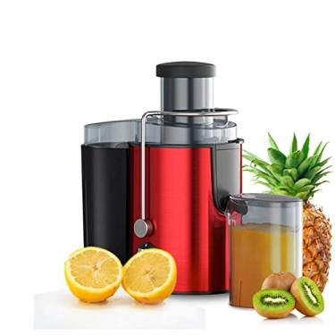 Imagem de Máquina de espremedor vertical de prensa a frio espremedor de suco de mastigação lenta, máquina profissional de velocidade dupla para fonte de suco de legumes e frutas de alto nutriente, fácil de limpar