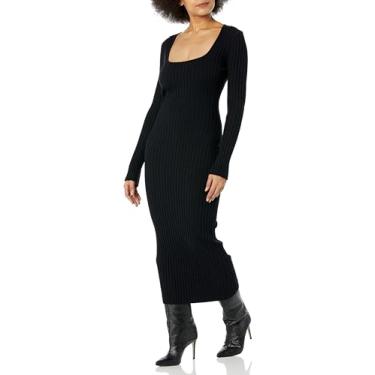 Imagem de NIA Vestido feminino Tanya Sweater, Preto, M