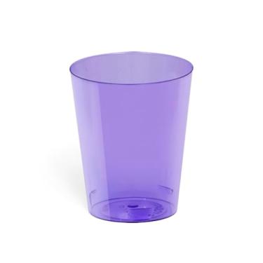 Imagem de Cropac, Kit 200 uni Copo Para Doce Mousse Copinho de Brigadeiro 50ML Festa Infantil Festas Decoração - Colorido Cor:Roxo Neon