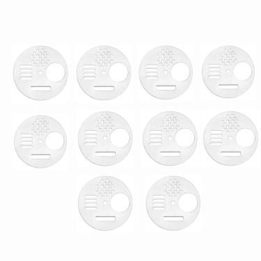 Imagem de 10 Peças Porta de Caixa de Abelha Porta de Disco de Entrada de Colmeia de Abelha, Portão de Entrada de Colmeia Equipamento de Ventilação de Colméia Porta de Ninhos de Abelha