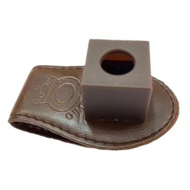 Imagem de Dynwave Suporte de giz para piscina, caixa de giz para taco de bilhar com clipe para cinto, transportador de giz compacto para homens e mulheres, acessórios