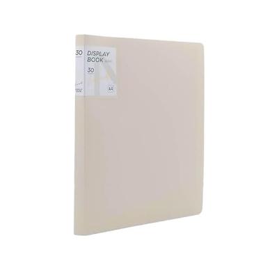 Imagem de Livros de apresentação com protetores de folha transparentes, 30 bolsos para exibição de 60 páginas, tamanho do fichário A4, 23 x 30 cm. Amarelo