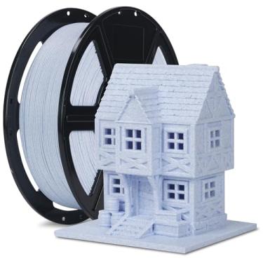 Imagem de FLASHFORGE Filamento PLA rápido 1,75 mm azul mármore, impressão máxima de alta velocidade de 500 mm/s, filamento de impressora 3D, carretel de 1 kg, precisão dimensional +/- 0,02 mm, desfrute de