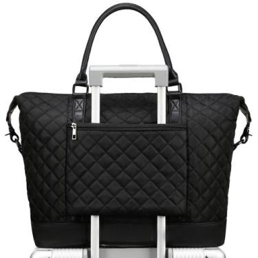 Imagem de Sacola de Lona Bluboon Travel Weekender - Bolsa de Viagem para Mulhere