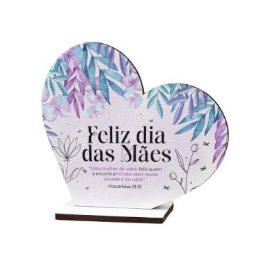 Imagem de Coração 30 Lembrancinhas Mensagem Presente Encantador Mães - R9 Decor,