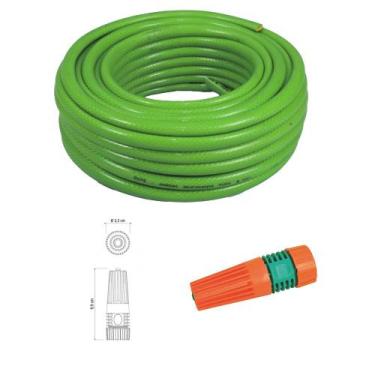 Imagem de Mangueira Jardim 1/2pol 25m + Esguicho Rosqueavel Tramontina - Elite